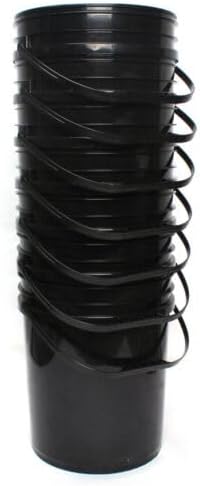 TBVECHI 7 Buckets DWC Hydroponics Grow System with Top Drip Kit 5 Gallon Deep Water Culture Bucket System Full Set of Recirculating Drip Garden System with Air Hose Air Pump Air Stone