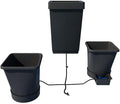 AutoPot 2 Pot XL System with 6.6 Gallon Pots and 12.4 Gallon Tank - Self-Watering Gravity-Fed Hydroponic System - Indoor Black