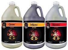Cutting Edge Solutions 3 Part Grow Micro Bloom Gallons (3 Gallons Total)