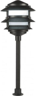 L2030B-C-BK-CW LED OUTDR 3-Tier PGODA CLR Lens CST AL 12V 4700K-BLK