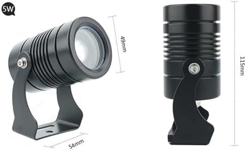 Outdoor Landscape Spotlights Rotation Spotlight - LED Beam Spotlight IP67 Waterproof LED Landscape Lights Outdoor Wall Washer Spotlights Long Throw Narrow Beam for Ext