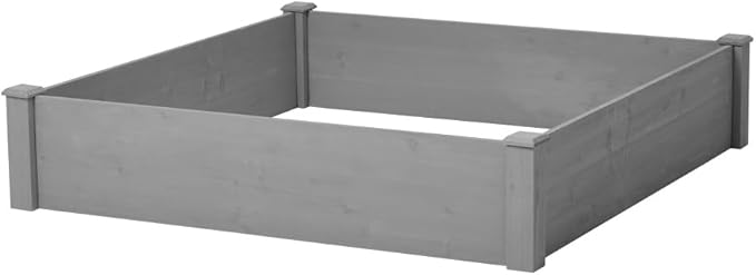 Sturdy Outdoor Raised Garden Bed for Vegetables Flowers and Herbs – Easy Assembly Wooden Planter Box with Solid Construction (48 Raised Garden Bed)