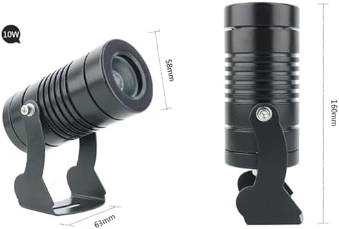 Outdoor Landscape Spotlights Rotation Spotlight - LED Beam Spotlight IP67 Waterproof LED Landscape Lights Outdoor Wall Washer Spotlights Long Throw Narrow Beam for Ext