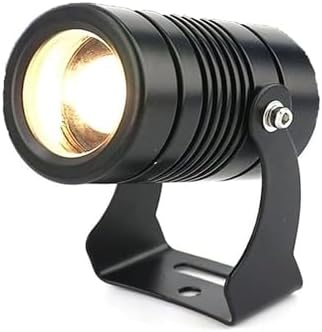 5W LED Beam Spotlight - Outdoor Buried Lights Wall Washer Narrow Beam Long Throw Waterproof Landscape Lighting for Gardens Patios Yards - Blue Light (12V)
