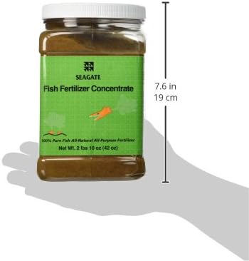 Seagate Products Fish Fertilizer Concentrate Powder 42 Ounce Jar
