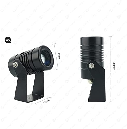 Warm White LED Spotlight - Remote Control Outdoor Beam Projector Light for Landscape &amp Architectural Illumination Narrow Beam Focused Lighting for Building Exterior Decor