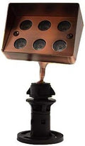 Ignite Landscape Lighting (1) 6 Watt Wall Floodlight 12V LED Oil Rubbed Bronze Fixture No Transformer ABRLEDWFL