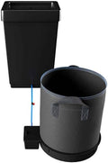 AutoPot 1 Pot XXL System with 13 Gallon Pots and 12.4 Gal Tank - Self-Watering Gravity-Fed System for Hydroponics (1Pot - 13 Gallon - 12.4 Gallon Tank) Indoor Black