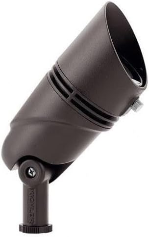 KICHLER Landscape LED 14 Watt 2700K Landscape Accent Light with Variable Lumen Output in Textured Architectural Bronze 16161AZT27
