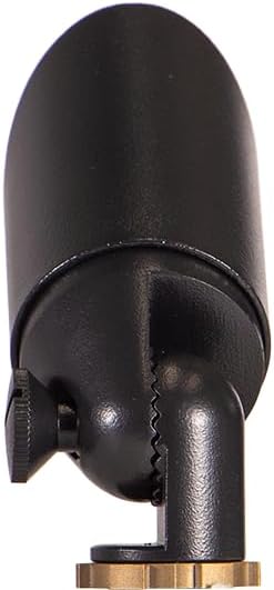 VOLT Top Dog Scotty 12V Cast Brass Mini Outdoor Spotlight (Black) for Low Voltage Landscape Lighting of Yard Lawn Garden Patio Trees &amp House