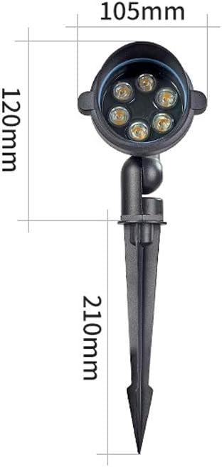 6W/12W/18W LED RGB Color Gradient Light Outdoor Waterproof Tree Spotlight Villa Community Park Landscape Ground Lights Garden Patio Aluminum Flood Light IP65 Fittings