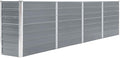 Raised Garden Bed Grey Galvanized Steel Large Durable Cactus potsGeometric planters Herb planters Succulent pots for Garden Balcony