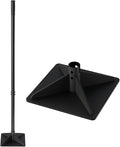 Thickened Garden Steel Tamper with 47 inch Adjustable Handle &amp Rubber Grip 8x8 Heavy Duty Soil Tamper Tool for Ground &amp Gravel Leveling Steel Dirt Compactor for Yard Sand Driveway