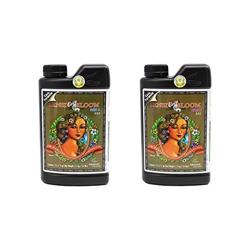 Advanced Nutrients 8560-14AB pH Perfect Sensi Bloom Coco Part A+B 1 Liter Brown/A (1 Liter New)