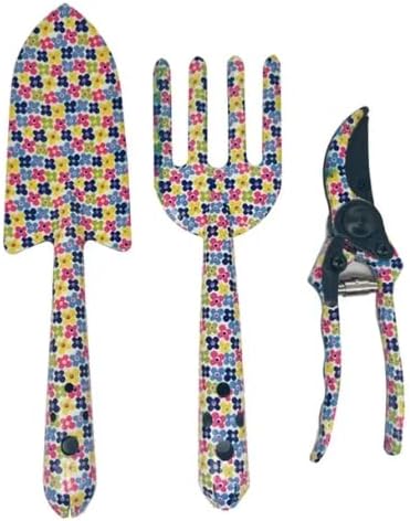 1 Box Garden Tool Set Heavy Duty Gardening Kit Durable Gardening Hand ToolsSet of 3 Clippers Trowel and Weeding Fork (GTS-03)
