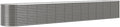 SKM Patio Raised Bed Powder-Coated Steel 201.6x31.5x26.8 Gray (31.86 KG/70.092 LBS)