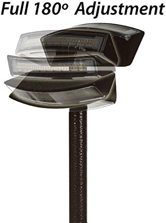 DEKOR LED Landscape Light Waterproof Dimmable CREE LEDs 180° Swivel 120° Beam Radiance Landscape Light (Dark Copper Vein)
