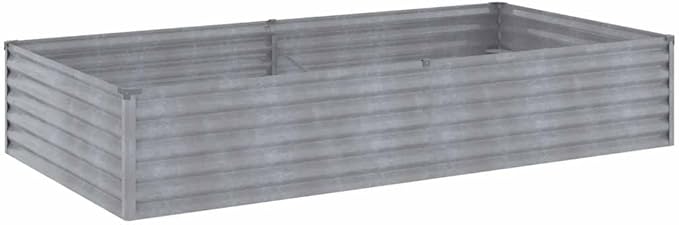 Corten Steel Raised Garden Bed 76.8 x 39.4 x 14.2 in Large Outdoor Planter Box Rustic Metal Plant Pot for Vegetables Herbs Flowers on Patio Backyard Balcony