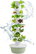 Hydroponics Growing System Kit - 36 Plant Tower with Pump &amp Timer 7-Layer Soilless Planter for Herbs Fruits &amp Vegetables - Perfect for Gardening Enthusiasts