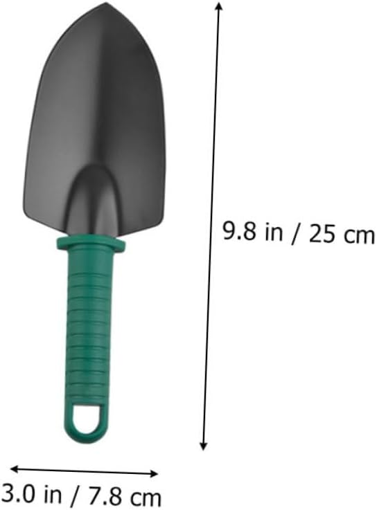 ibasenice 5pcs Gardening Tool Set with Shovel Rake and Pruning Shears in Portable Carrying Case for Planting and Landscaping Tasks