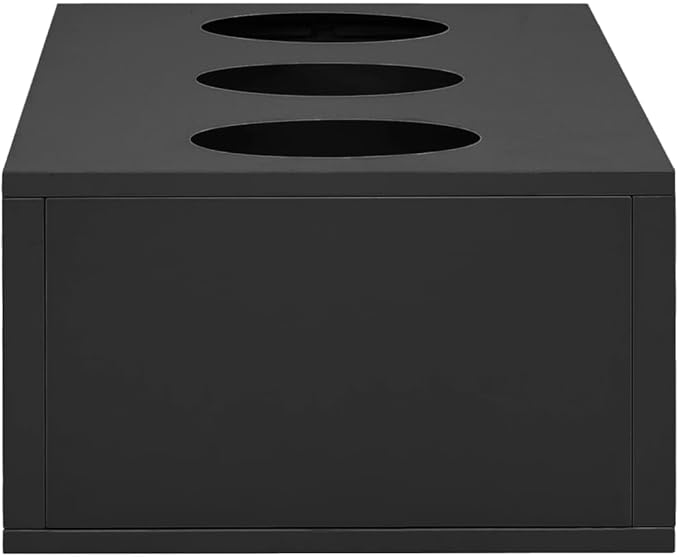 Rectangular Anthracite Steel Flower Box 35.4x15.7x9.1 Inch Durable Metal Planter for Outdoor Plants Garden Balcony