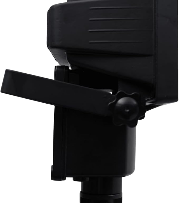 Rectangular Solar Spotlight Black Plastic Water-Resistant 7.9x5.4x13.3in for Garden Patio Driveway Security Lighting Cool White