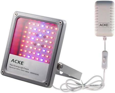 ACKE LED Grow Lights Full SpectrumPlant LightsGrowing Lamps 12W for Indoor PlantsHydropoincs