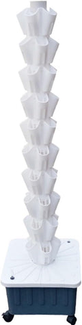 Hydroponic SystemsAeroponic Tower GardenHydroponics Growing System for Indoor GardeningGrow HerbsFruits &amp Vegetables40/50/60 holeWhite-10floors