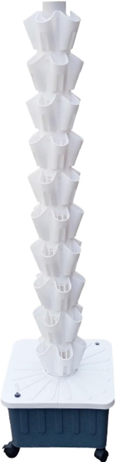 Hydroponic SystemsAeroponic Tower GardenHydroponics Growing System for Indoor GardeningGrow HerbsFruits &amp Vegetables40/50/60 holeWhite-10floors