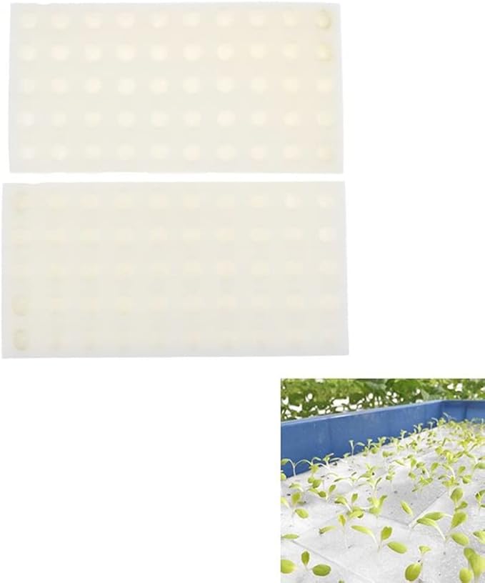 100pcs Cotton Seedling PU Sponge Soilless Hydroponic Vegetables Nursery Pots Seedlings for Garden Cultivation Plant Gardening Tool
