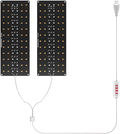 2Head LED Indoors Plant Panel Light DC5V Full Spectrum Cultivation Lamp 5 Level Dimmable Timing 4/8/12Hours Vegs Flowers Hydroponic Fill Lamps Sunlight Seeding Cultivate Light UV IR Greenhouse Tent