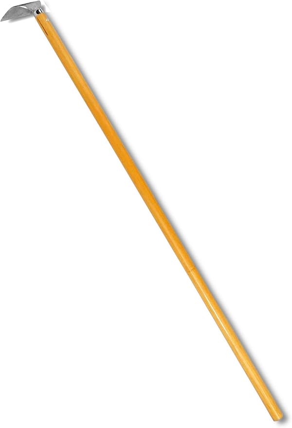 Garden Hoe Long Handle 43 Heavy Duty Japanese Stainless Steel Made in JAPAN Draw Hoe Weeding Tool Stand Up Weeder Hand Tool