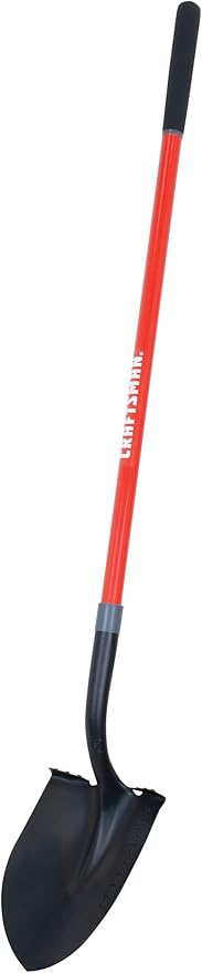 Craftsman Garden Shovels for Digging and Gardening: Heavy Duty Spade Shovels Ideal for Construction Projects Lightweight Metal Spade Tool Set Pack of 3