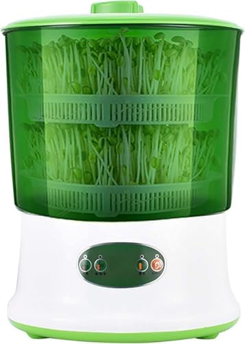 Large Capacity Bean Sprouts Machine 3-Tier PP Household Sprouting System for Beans &amp Seeds Efficient Cereal Sprout Maker for Healthy Snacks