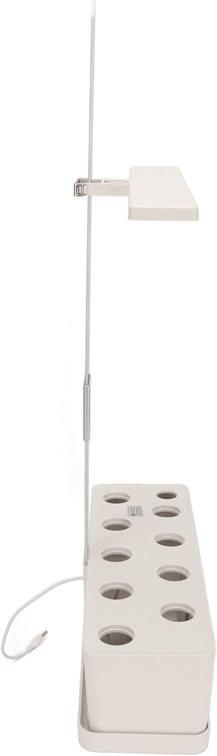 Jonlaki Hydroponics Growing System with 2.5L &amp Dimmable Light - Indoor Garden for Seasons US Plug (US Plug)