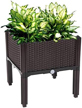 Raised Garden Bed Kit - Elevated Planter Garden Box for Vegetable/Flower/Herb Outdoor 43 x 40 x 40) cm(L x W x H)