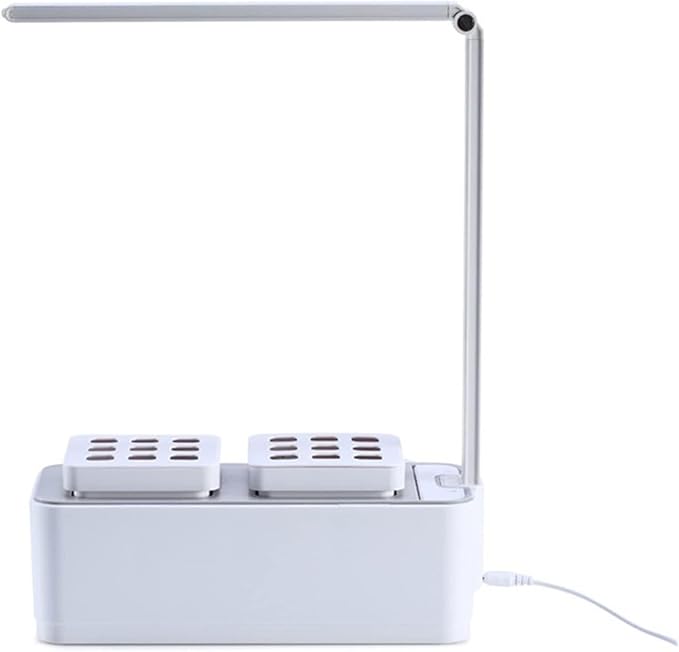 Indoor Hydroponic Garden with LED Grow Light &amp Auto Watering Smart Soilless Planter for Herbs Veggies &amp Flowers