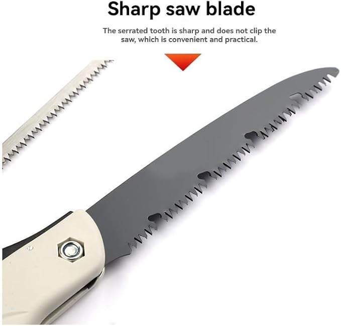 5-Piece Heavy-Duty Carbon Steel Garden Tool Set with Pruning Shears &amp Folding Saw for Gardening &amp Tree Trimming