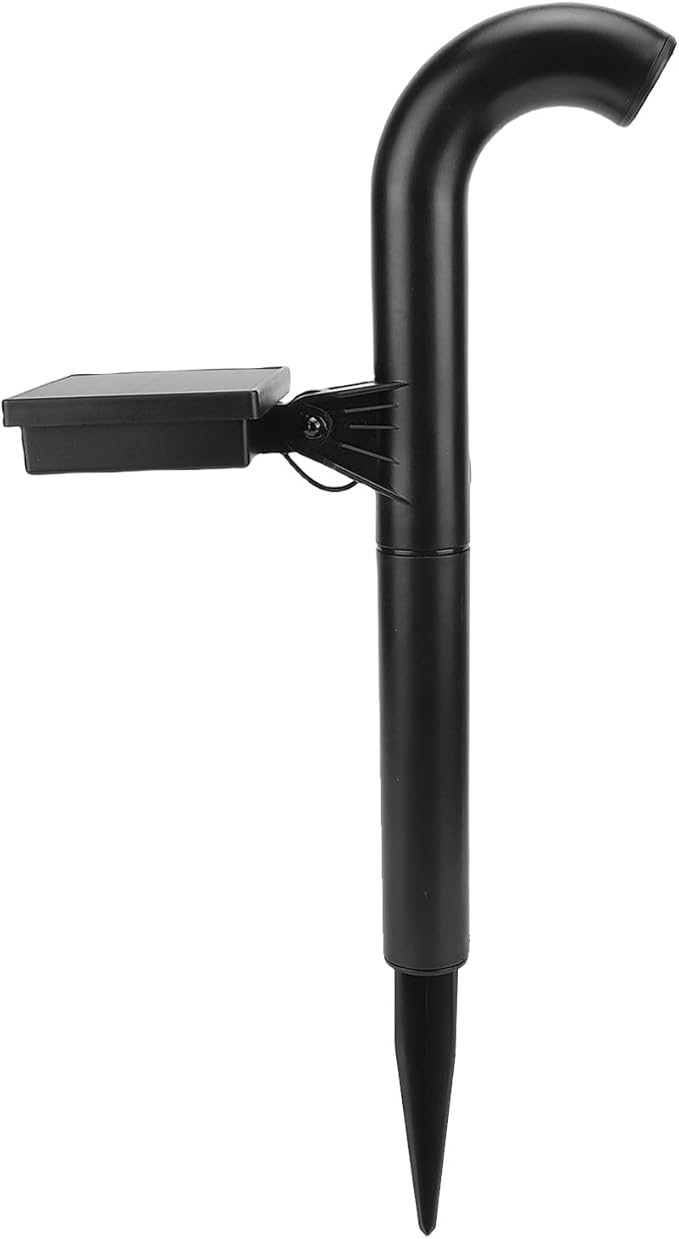 Alomejor Solar Landscape Lights ABS Material Efficient Outdoor Solar Spotlights for Gardens 23.2in Automatic Night Lighting (Warm Light)