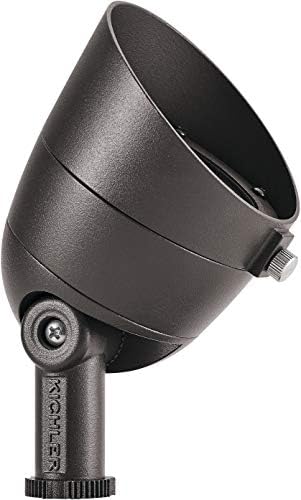 Kichler 16150AZT27 Transitional Accent from Landscape LED Collection Dark Finish 3.50 inches Textured Architectural Bronze