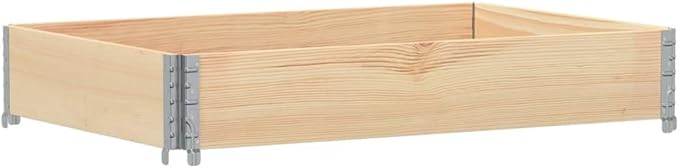 Foldable Design Wooden Garden Planter Box Wood Raised Garden Bed Raised Garden Boxes Outdoor Planter 47.2x31.5 Solid Pine Wood-123