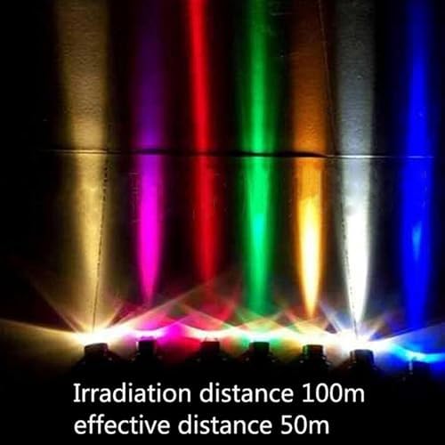 Outdoor LED Landscape Lights - IP65 Waterproof Narrow Beam Spotlight 180° Adjustable Bracket AC85-265V Wall Lamp Red Garden Lighting Energy Efficient LED Floodlight