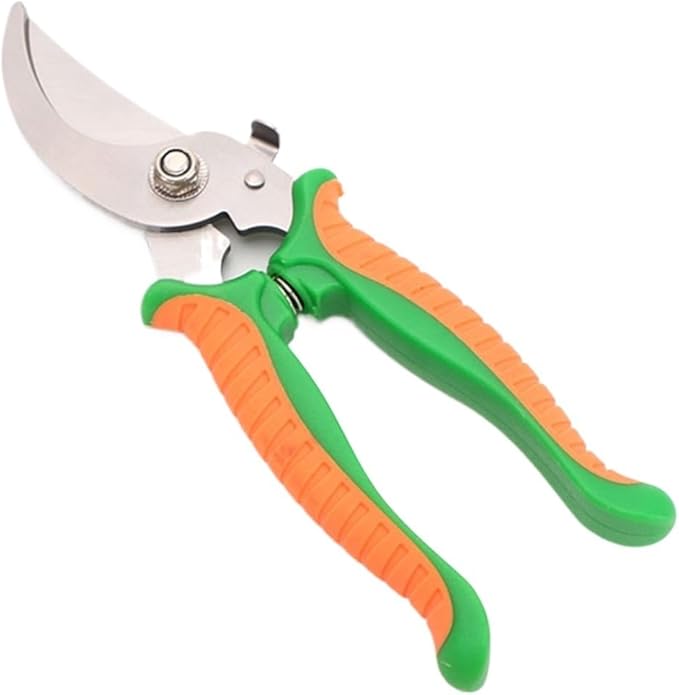 Garden Tool Set 10 Pieces Orange Heavy Duty Aluminum Hand Tools with Storage Bag Pruning Tools Shovel rake Gift for Men Women