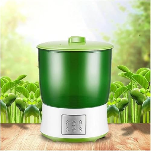 2-Layer Bean Sprouts Machine Seed Sprouter Kit for Home Bean Germinator for Healthy Sprouts Indoor Seed Grower Vegetable Sprouts Maker Easy to Use &amp Clean