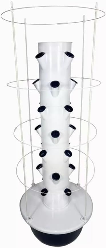 Indoor Smart Hydroponic Vertical Garden Hydroponics Growing System Kit Tower Climbing Plant Rack and Pump Germination Kit for Gardening LoverBlack7 Tier
