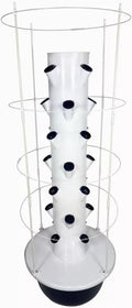 Indoor Smart Hydroponic Vertical Garden Hydroponics Growing System Kit Tower Climbing Plant Rack and Pump Germination Kit for Gardening LoverBlack5 Tier