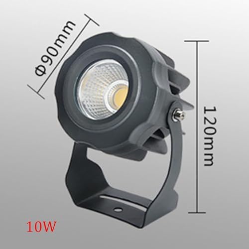 Outdoor Landscape Spotlights Rotation LED Beam Spotlight Ground LED Landscape Lamp IP65 Waterproof Outdoor Buried Lights 220V Adjustable COB Tree Spotlights for Wall