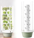 Smart Hydroponic Tower Garden - Indoor/Outdoor Vertical Growing Kit for Herbs Fruits &amp Vegetables - 5/7/9 Layers 36 Holes Aeroponic System with Timer &amp Silent Pump Space-Saving Solution