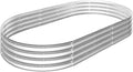 Beaunicorn 1Pcs 8x4x1ft Galvanized Raised Garden Bed Heavy Duty Planter Raised Beds for Outdoor for VegetablesFlowers &ampHerbs Rust-Resistant Metal Garden Bed Easy Assembly
