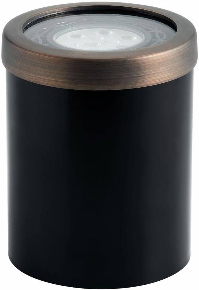 Kichler 15507CBR Transitional One Light Landscape Accent in Brass Finish 5.50 inches